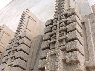 Hollyhock House detail